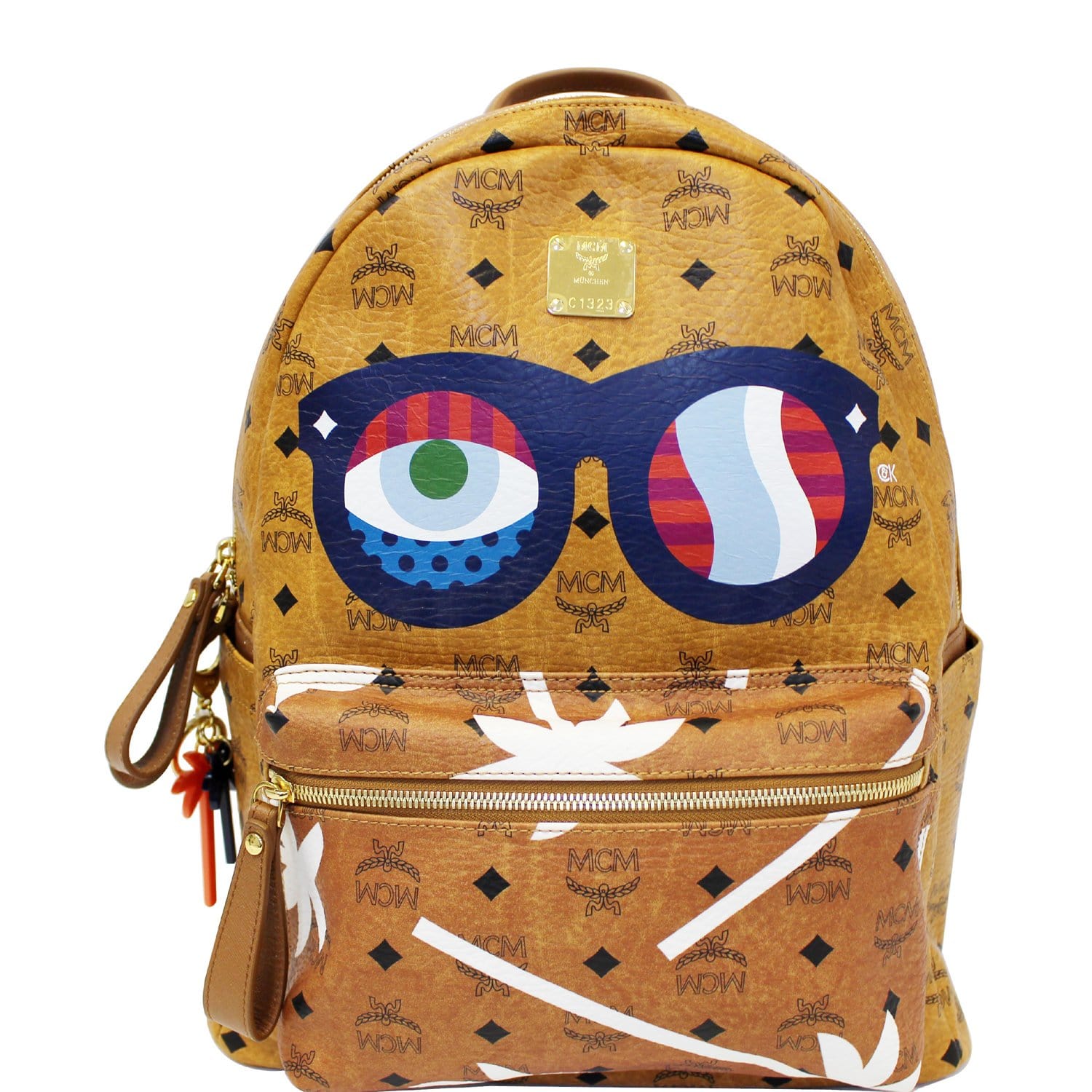 MCM Eyes On The Horizon Backpack Bag - Preowned MCM Bags