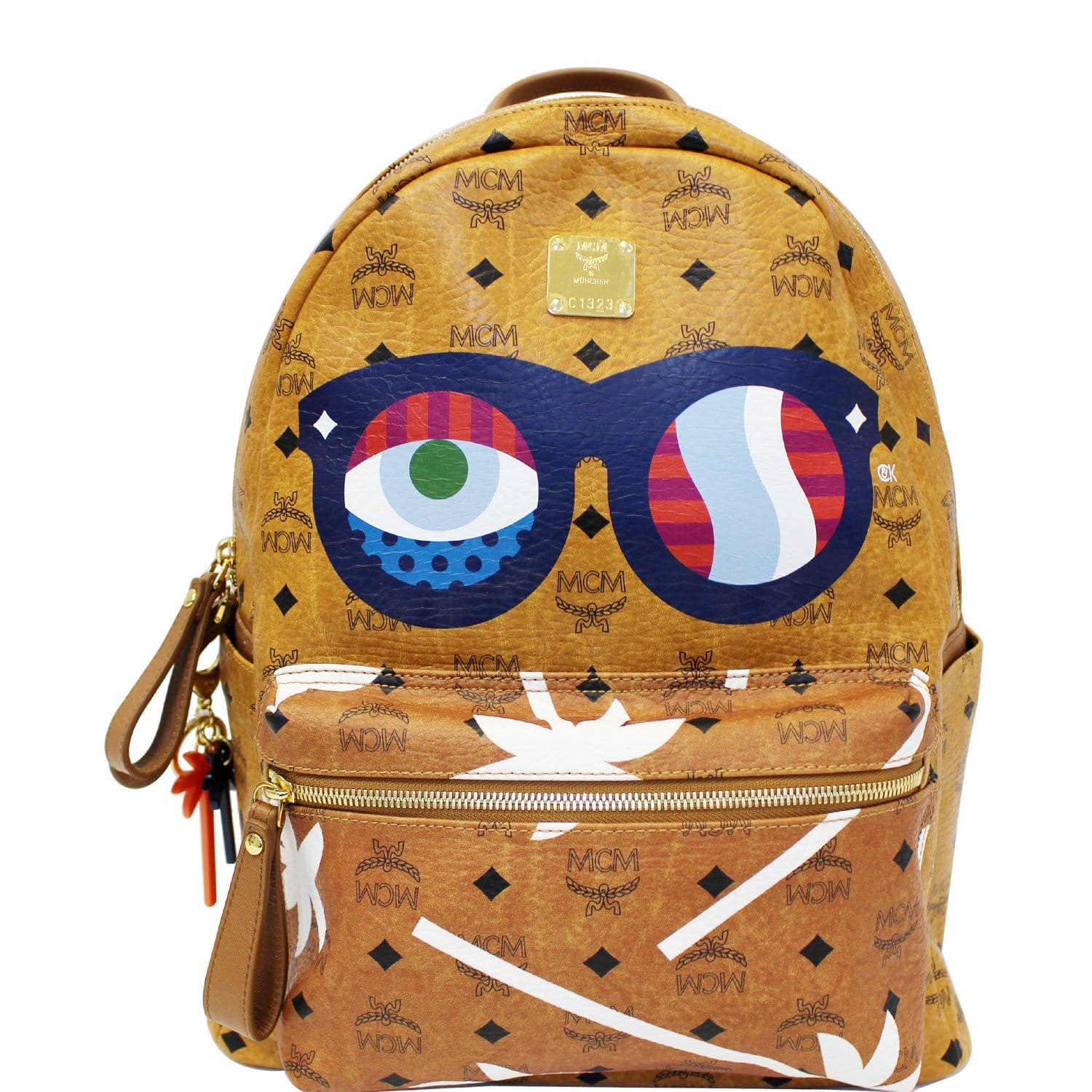 real mcm backpack