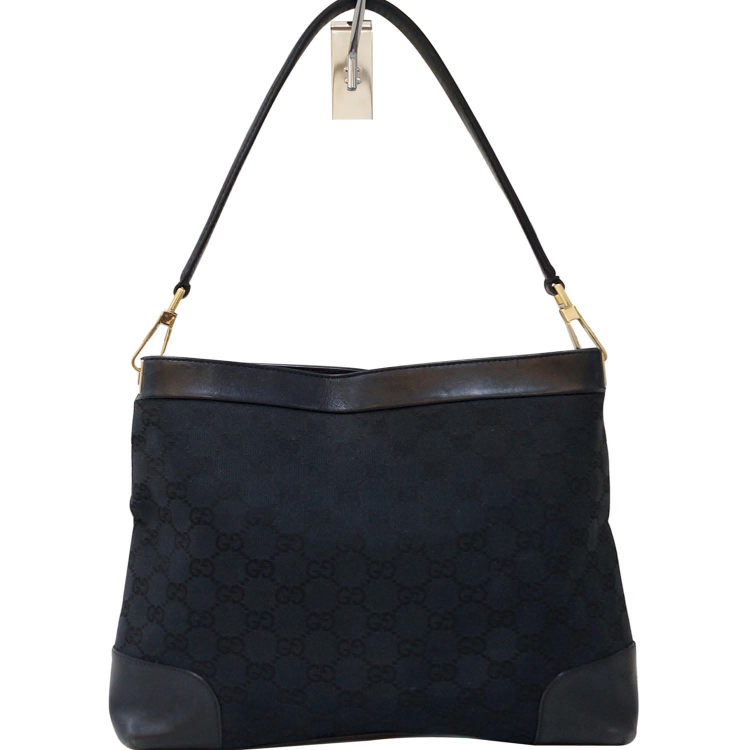 gucci monogram black shoulder bag