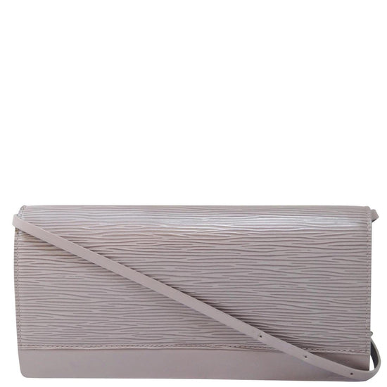 Honfleur leather clutch bag Louis Vuitton Beige in Leather - 19740204