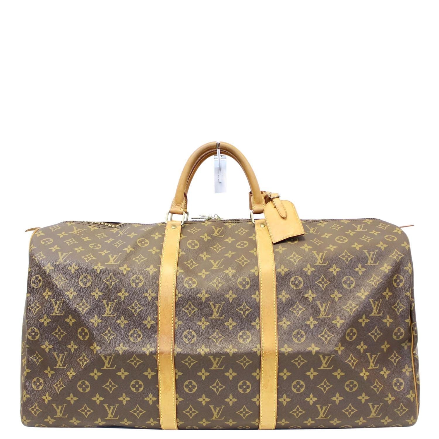 Brown Louis Vuitton Monogram Keepall 60 Travel Bag – Designer Revival