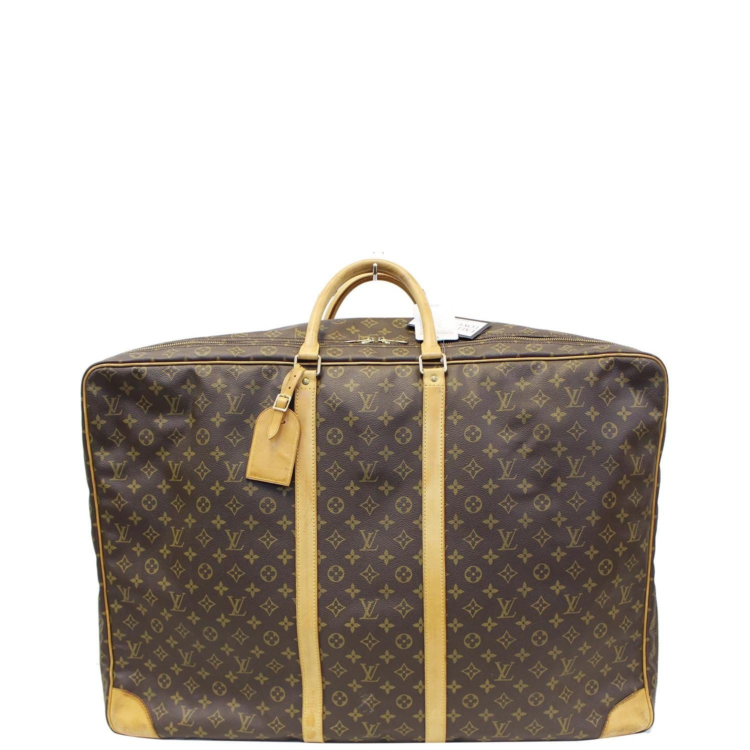 Louis Vuitton Monogram Soft Double Luggage Travel Bag Brown