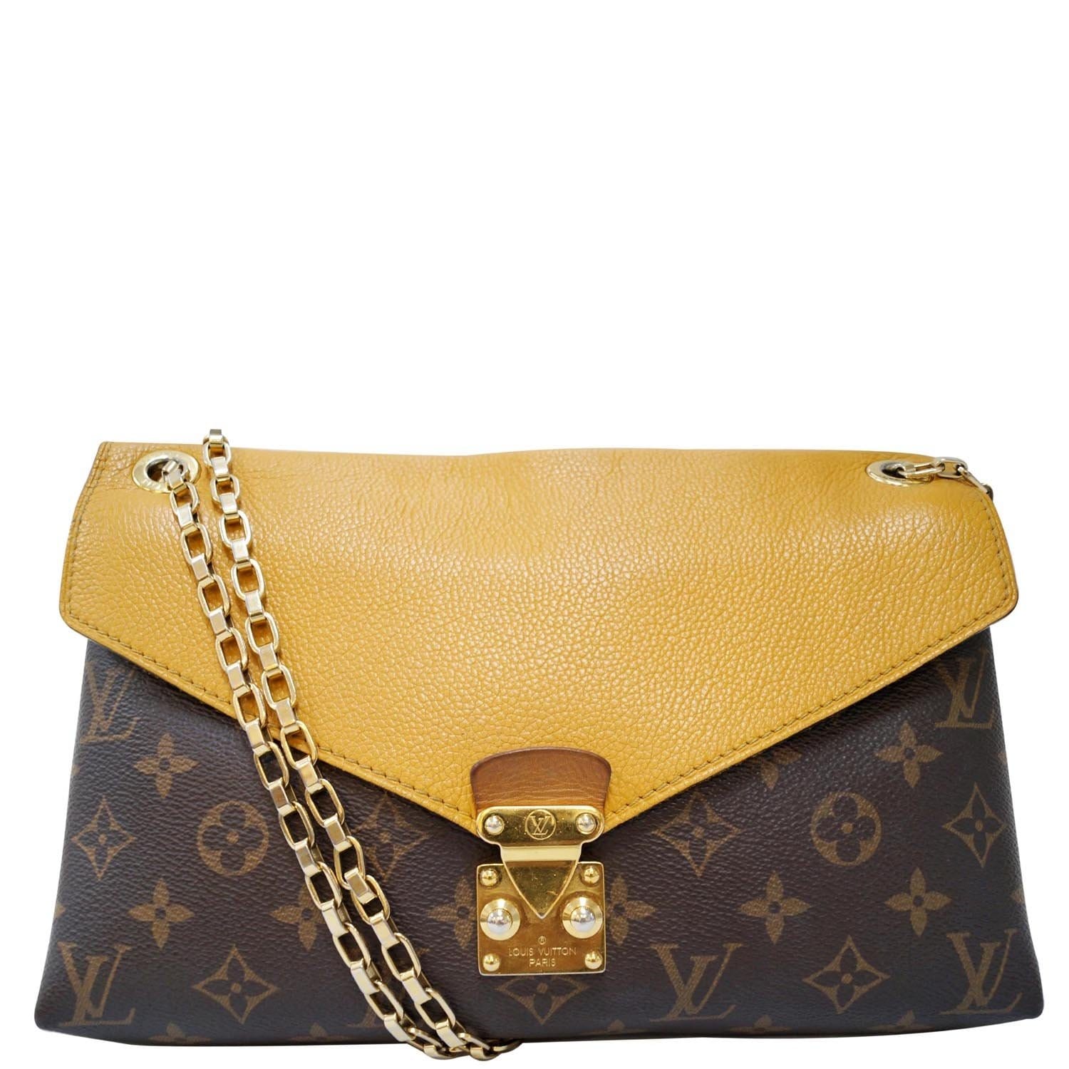 Louis Vuitton Pallas Chain Monogram Canvas Crossbody Bag