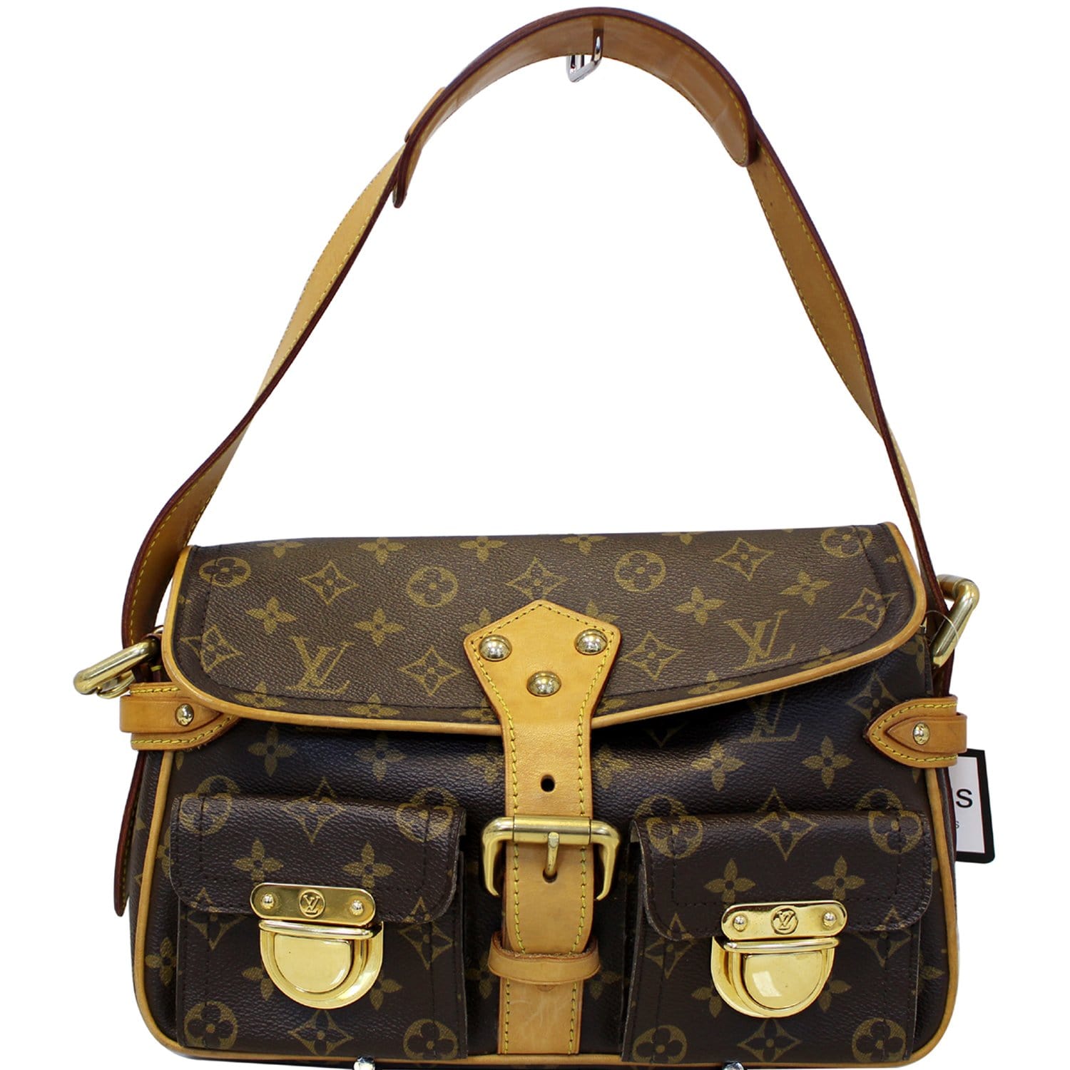 LOUIS VUITTON Hudson PM Monogram Canvas Shoulder Bag