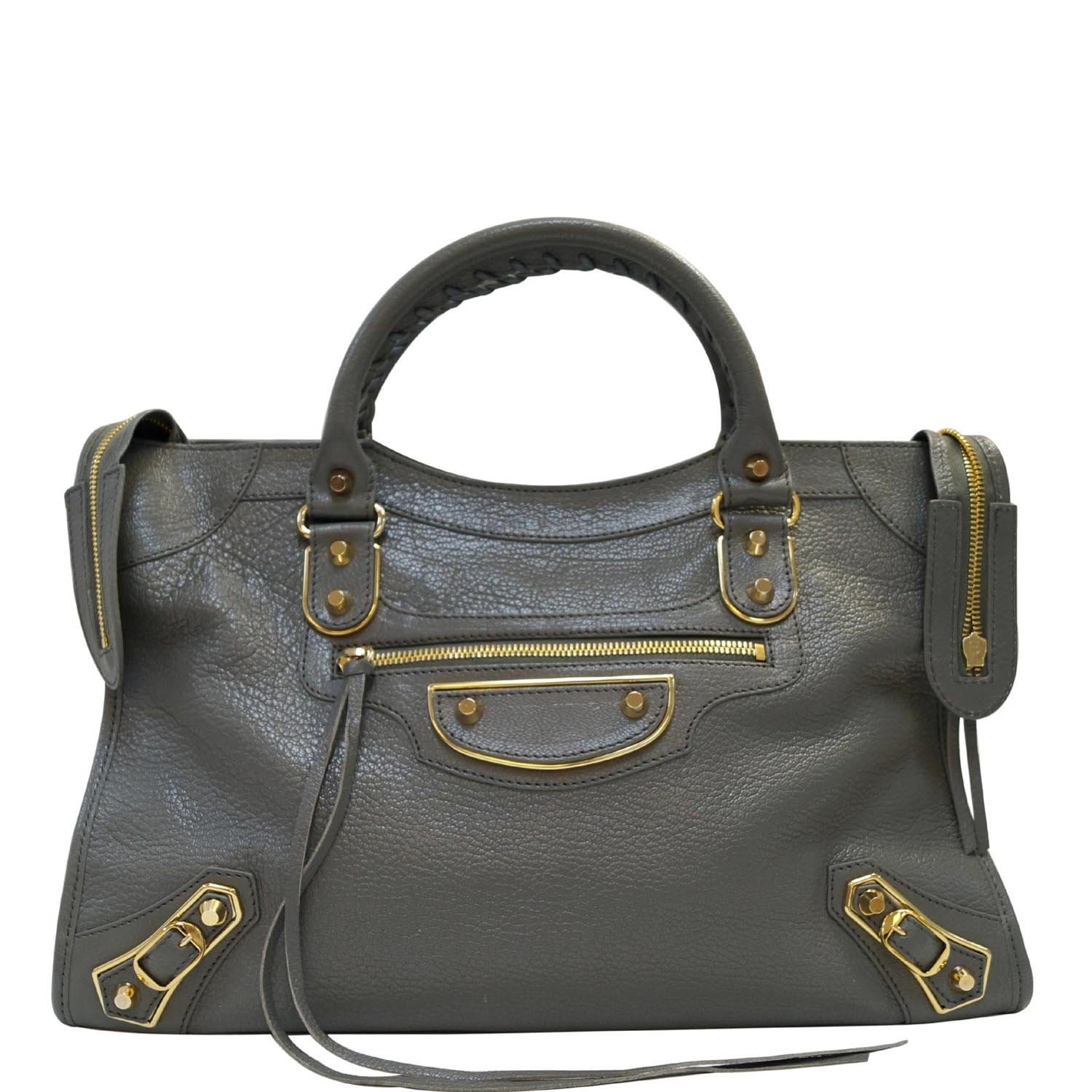 Balenciaga Leather Handbag Edge City Shoulder