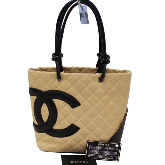 chanel large quilted tote