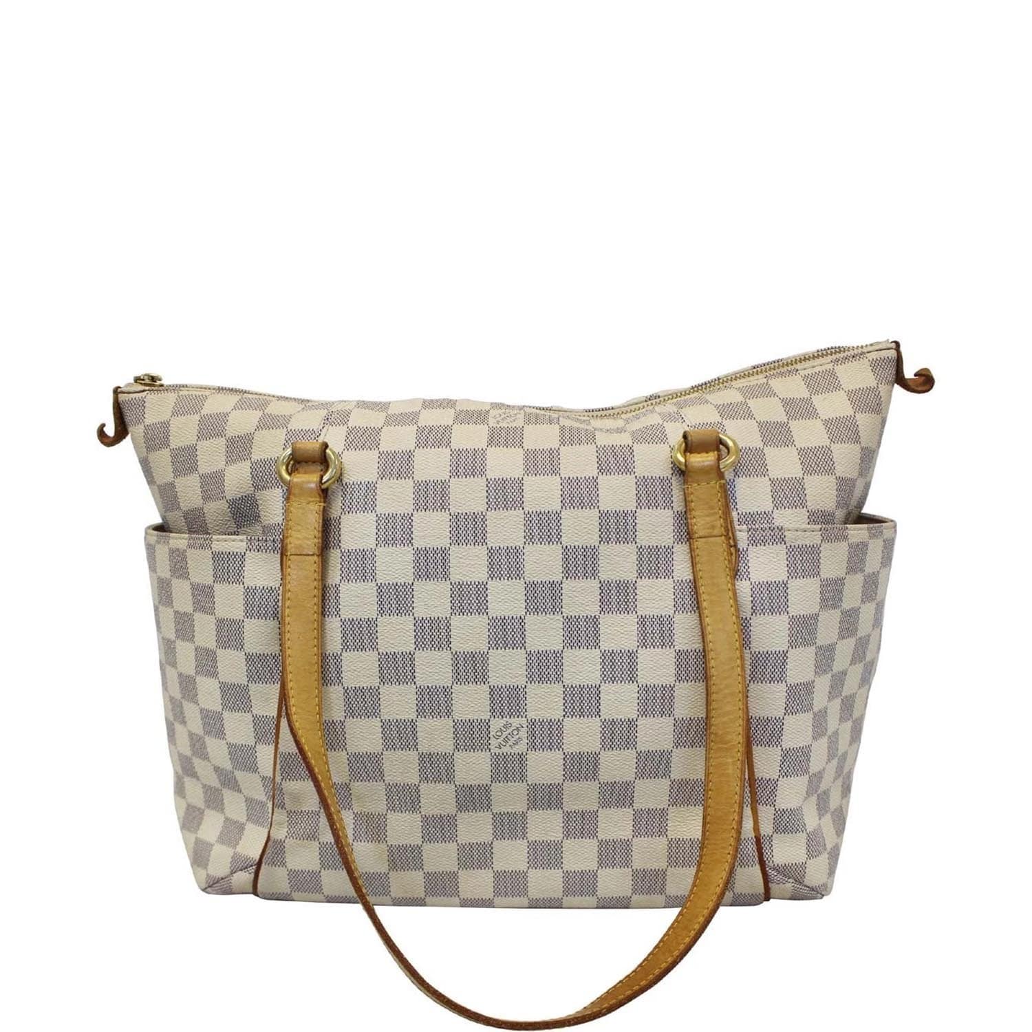 Louis Vuitton Totally MM Damier Azur Shoulder Handbag