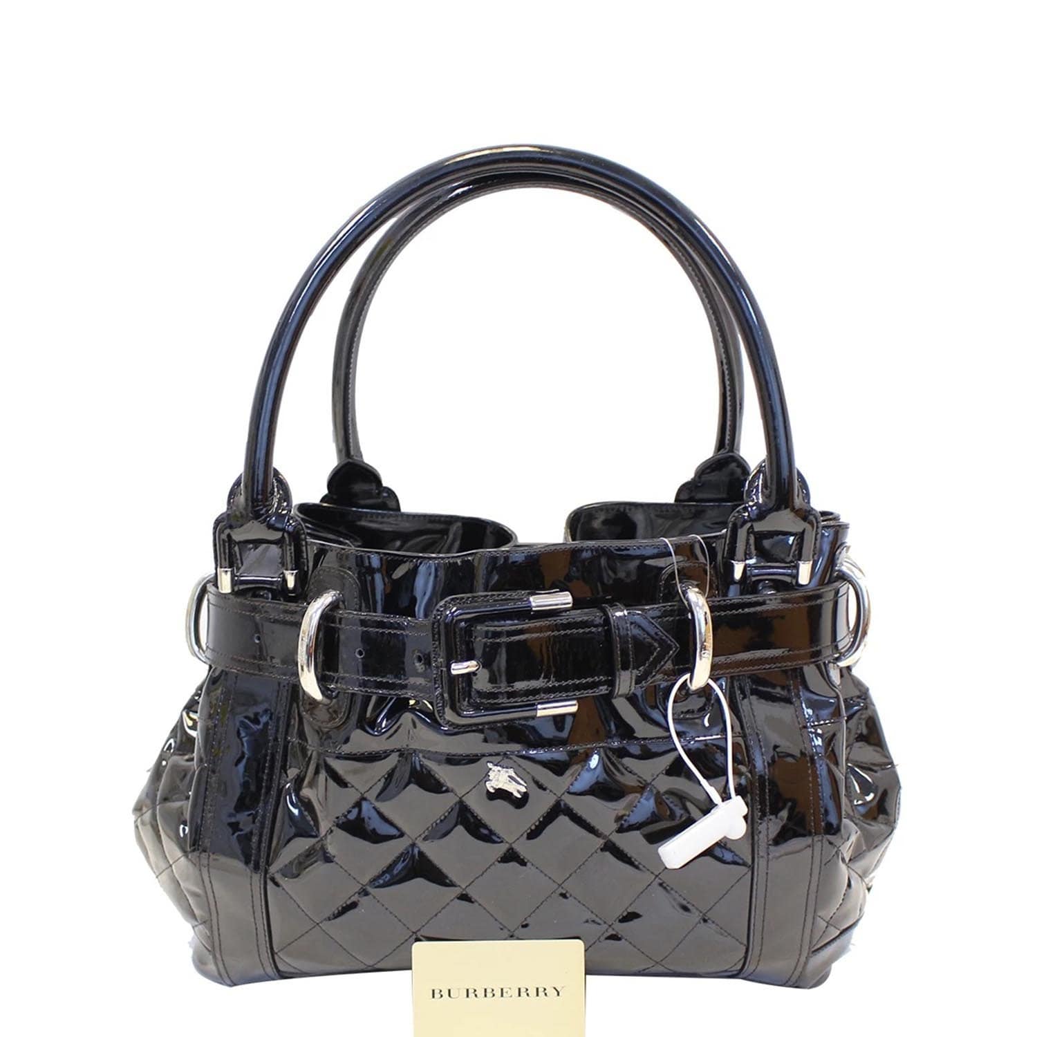 burberry patent leather handbag