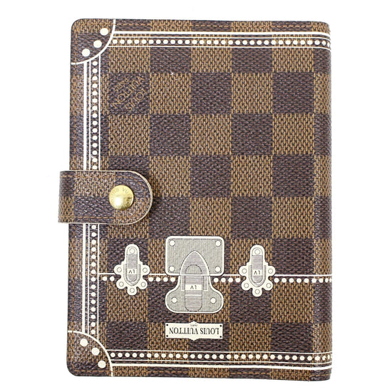 Louis Vuitton Damier Ebene Agenda PM. Made in Spain. Date code: CA1002