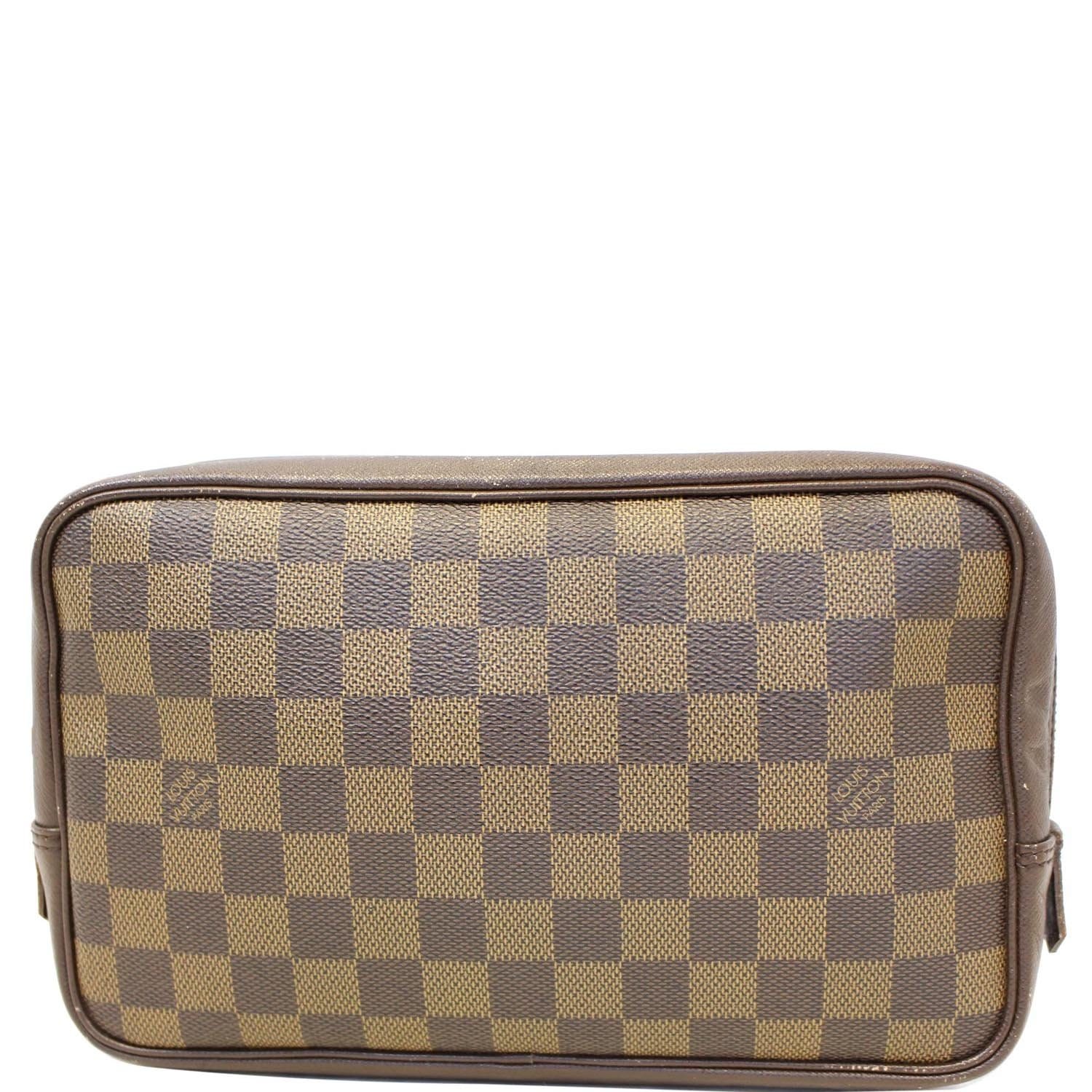 Louis Vuitton damier ebene cosmetic pouch – My Girlfriend's Wardrobe LLC