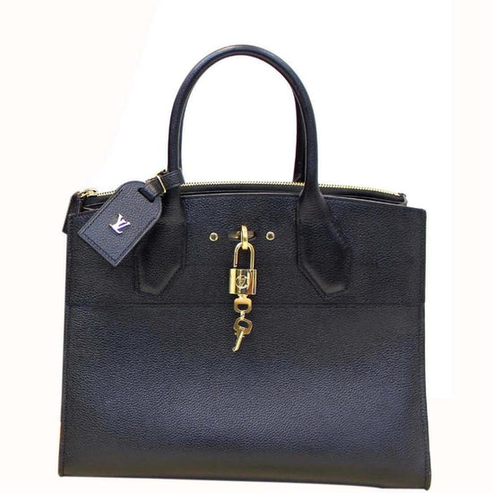 Louis Vuitton Galet and Noir Taurillon City Steamer MM - Ann's