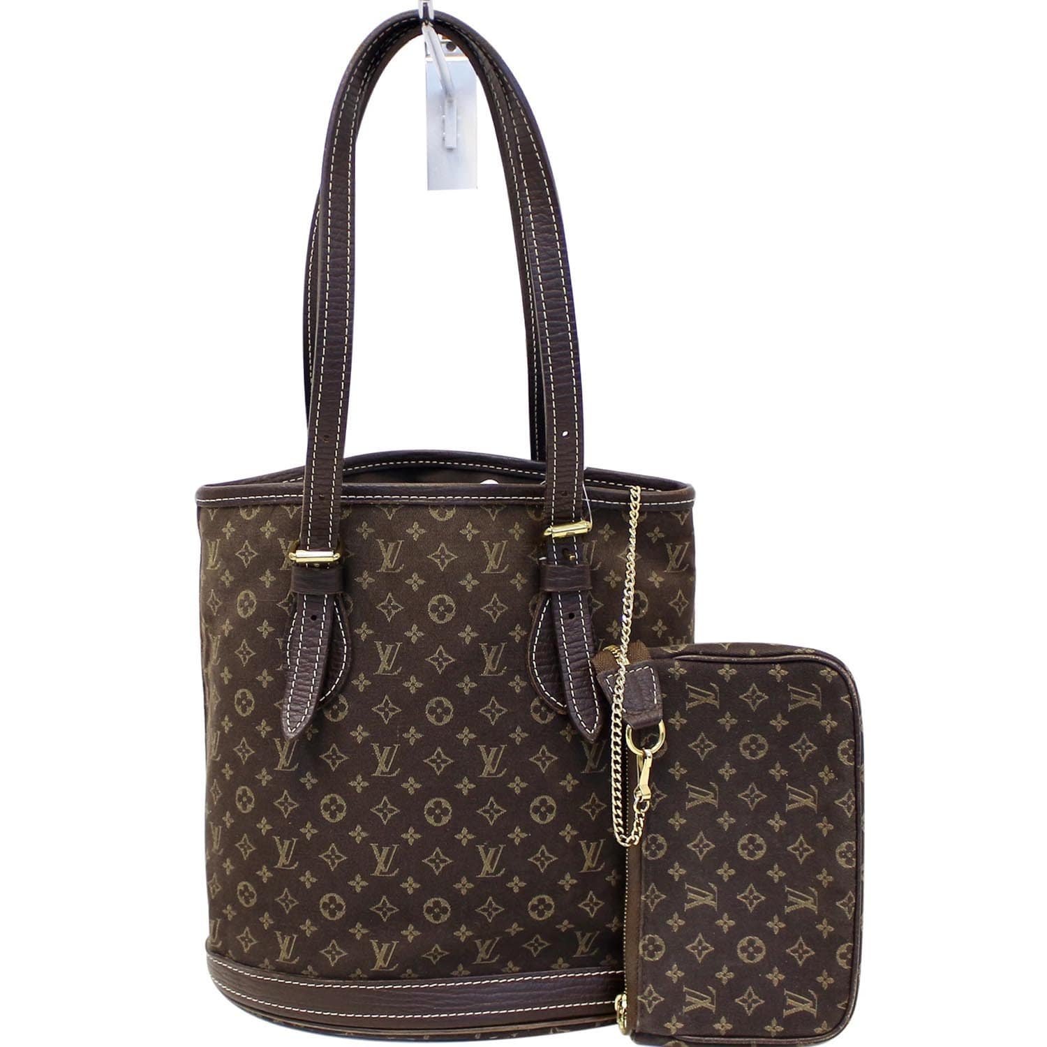 Louis Vuitton Monogram Mini Lin Bucket PM (SHG-KJWAcV) – LuxeDH