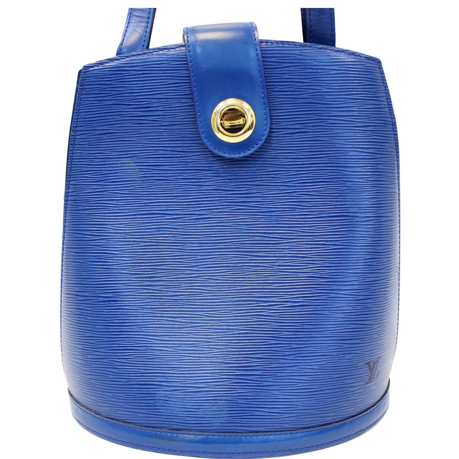 LOUIS VUITTON Epi Leather Blue Cluny Shoulder Bag - 20% OFF