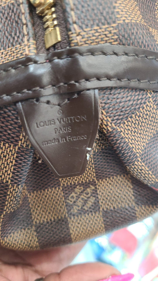 Rivington handbag Louis Vuitton Brown in Cotton - 34360922