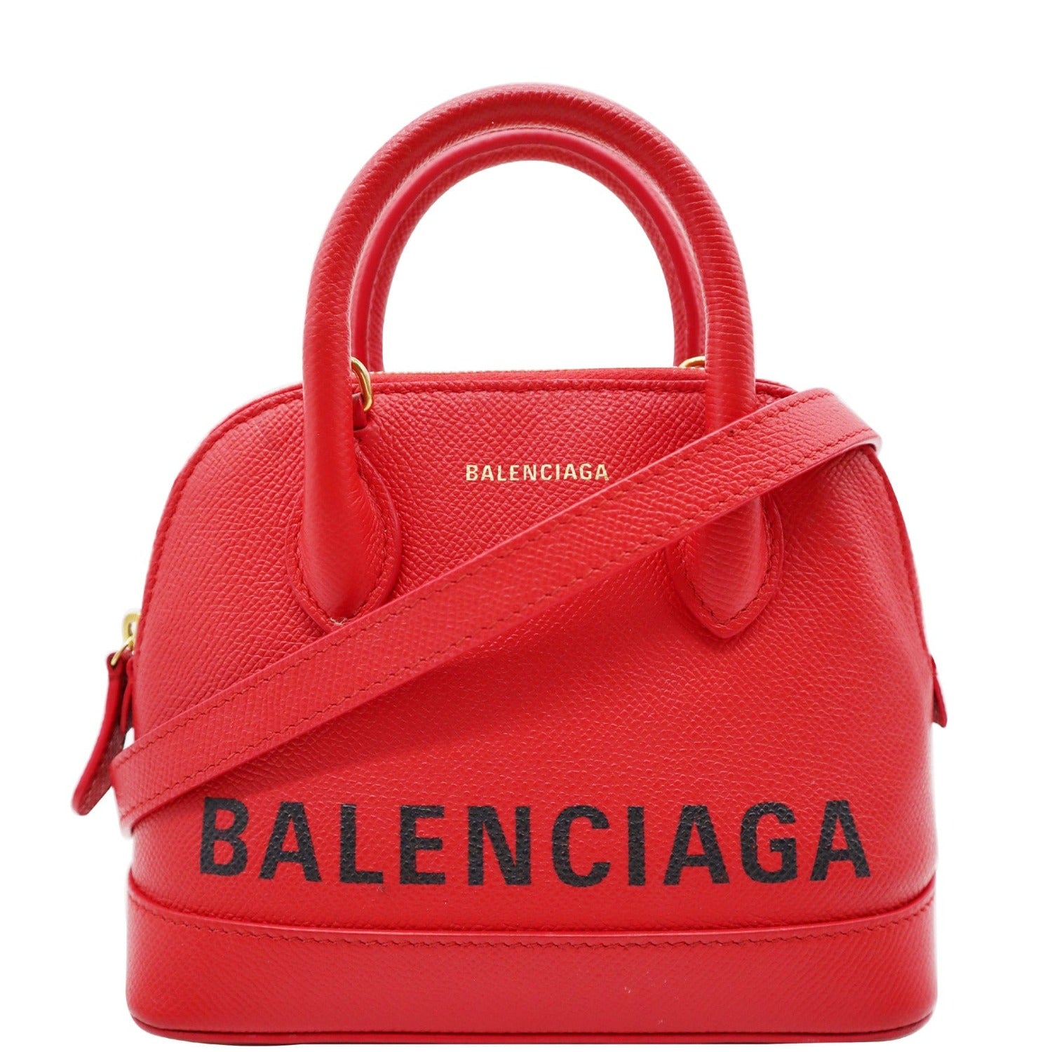 Balenciaga XXS Ville CrocEmbossed Leather Top Handle Bag  eBay