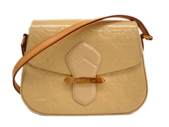 Louis Vuitton Ivory Monogram Vernis Bellflower PM Crossbody Bag