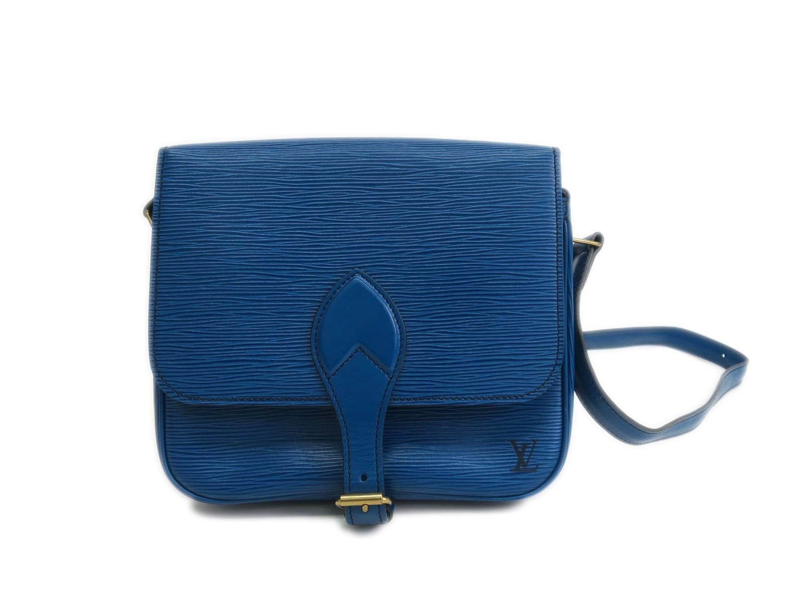 Louis Vuitton Toledo Blue EPI Leather Elise Wallet