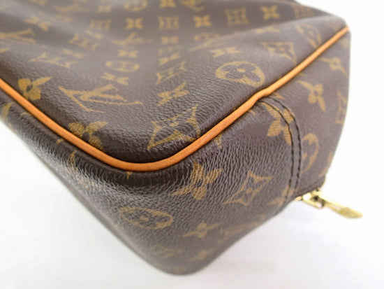 Buy Louis Vuitton Pre-loved Deauville Bowling Vanity Monogram Handbag Pvc  Leather Brown 2023 Online