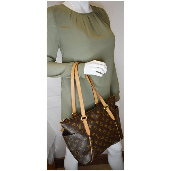 Louis Vuitton Totally PM Monogram Canvas Shoulder Tote Bag Brown