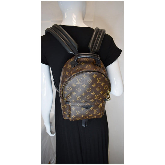 Louis Vuitton Palm Springs Monogram (Updated Zipper) PM in Coated Canvas  with Gold-tone - US