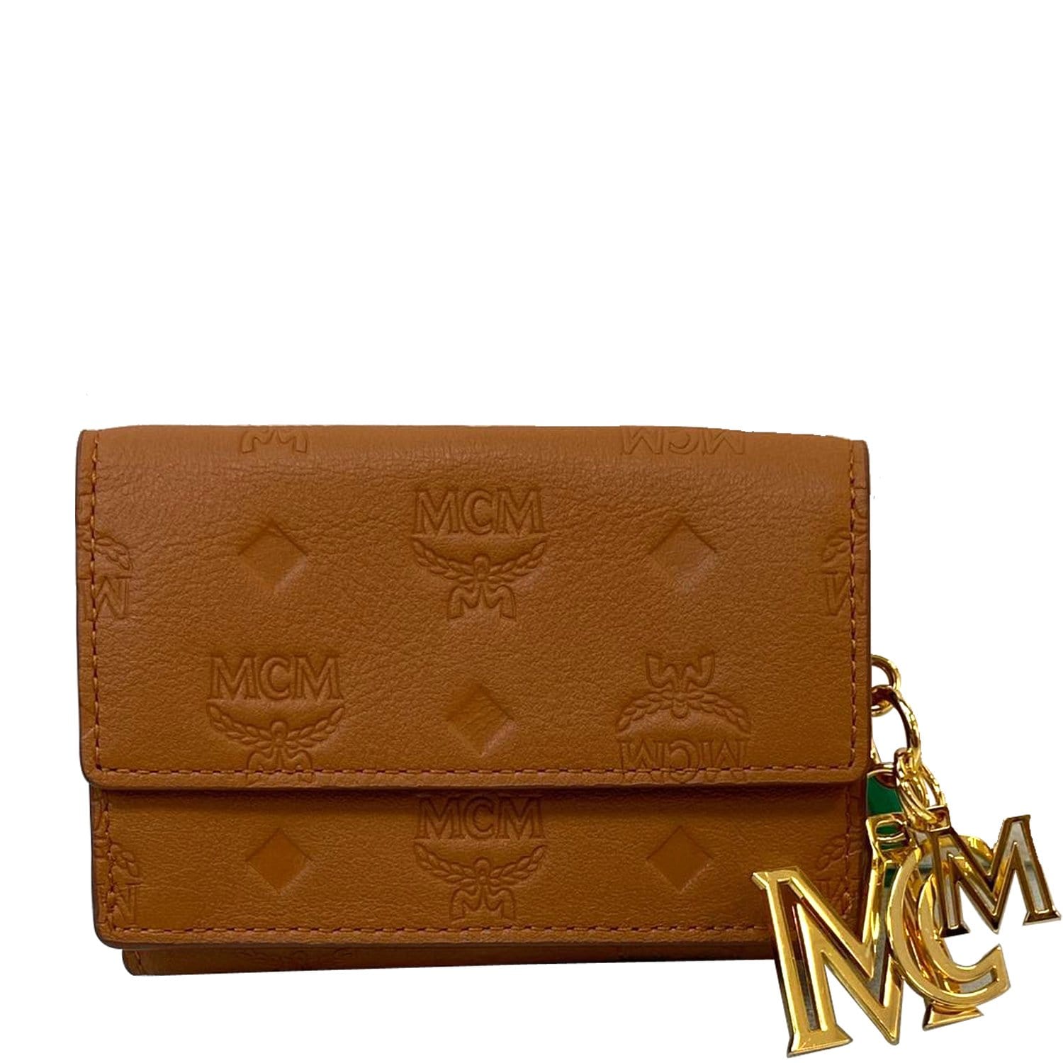 MCM Klara Large Monogram Zip Wallet
