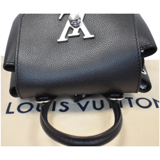 Louis Vuitton Calfskin Leather Lockme MM Backpack in Black – Chicago  Consignment