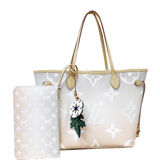 Louis Vuitton Peach Mist Monogram By the Pool Neverfull MM Tote