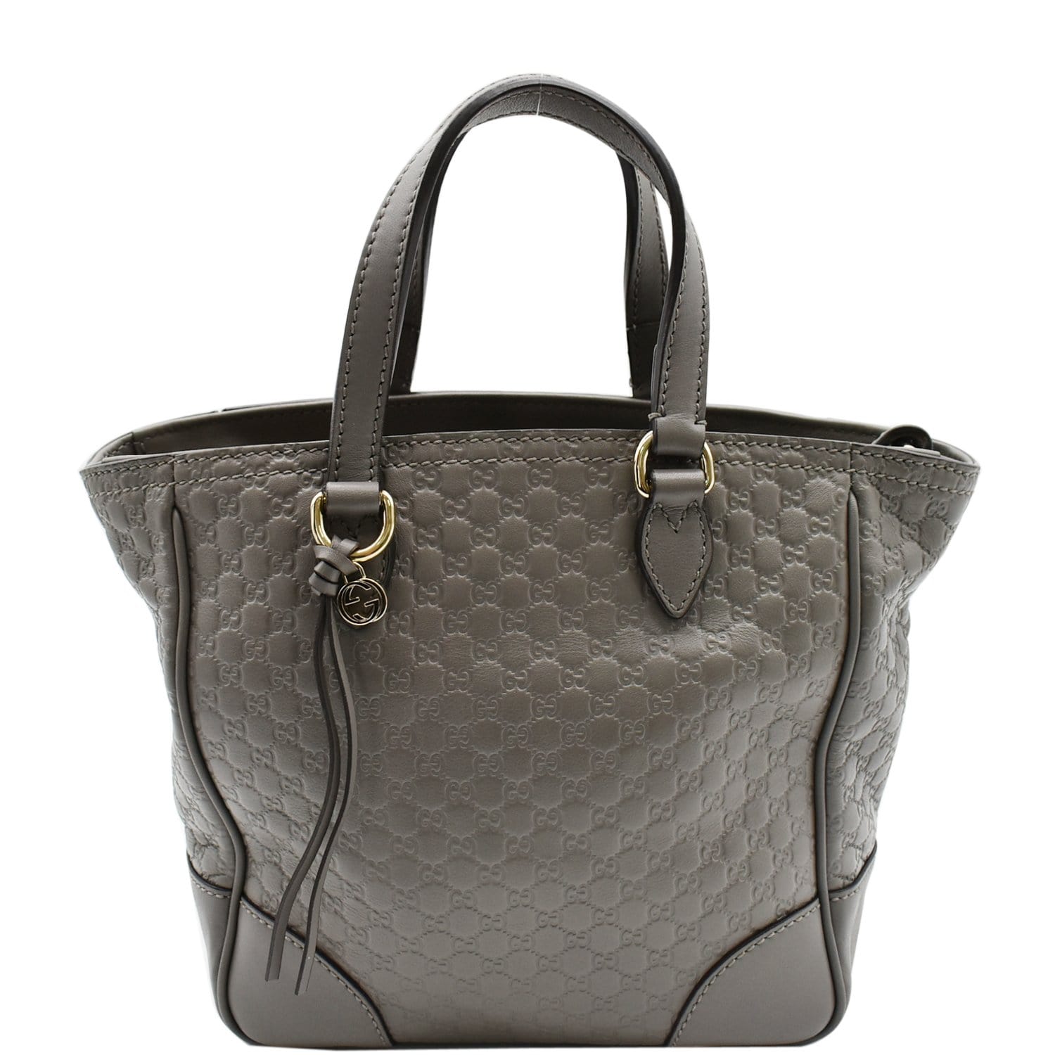 Buy Gucci Bag Micro Gg Guccissima Nice Grey Leather Tote Shoulder Bag B275  Authentic