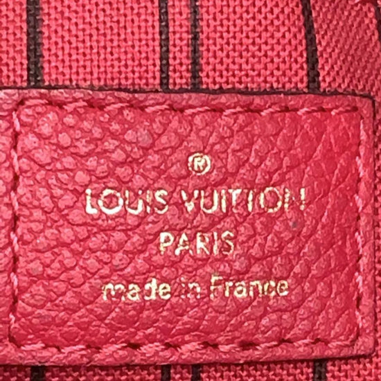 Louis Vuitton Monogram Empreinte Montaigne BB Satchel (SHF-19040