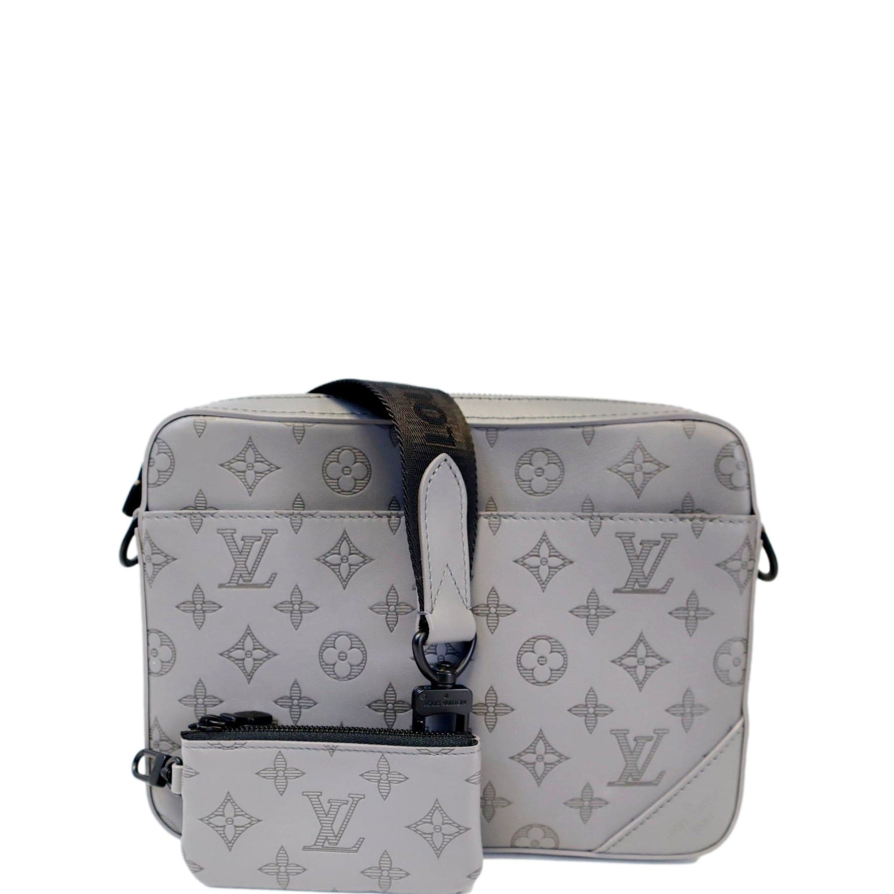 LOUIS VUITTON Compact Messenger Bag Shoulder Crossbody Unisex Mens Monogram  LV