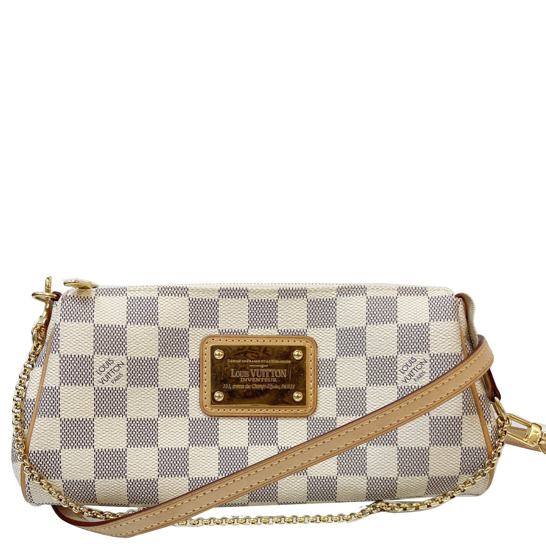 LV Eva Pochette Damier - Designer WishBags