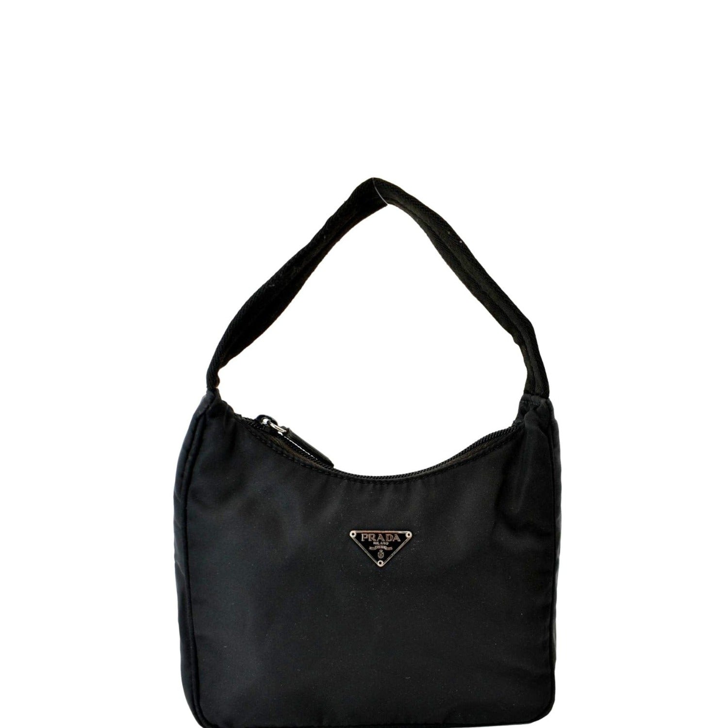 Prada Re-edition Nylon Mini Shoulder Bag in Black