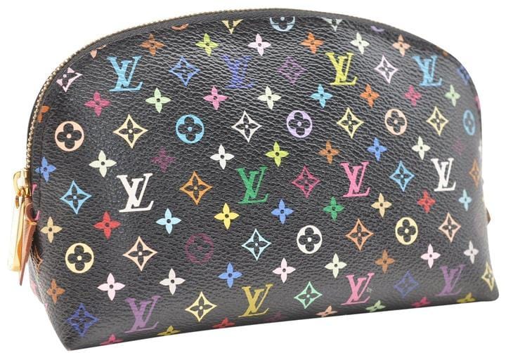 Louis Vuitton, Bags, Louis Vuitton Multi Color Noir Cosmetic Case