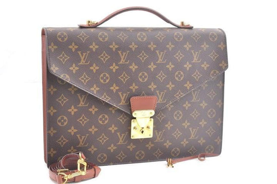 Louis Vuitton Monogram Porte Documents Bandouliere Briefcase