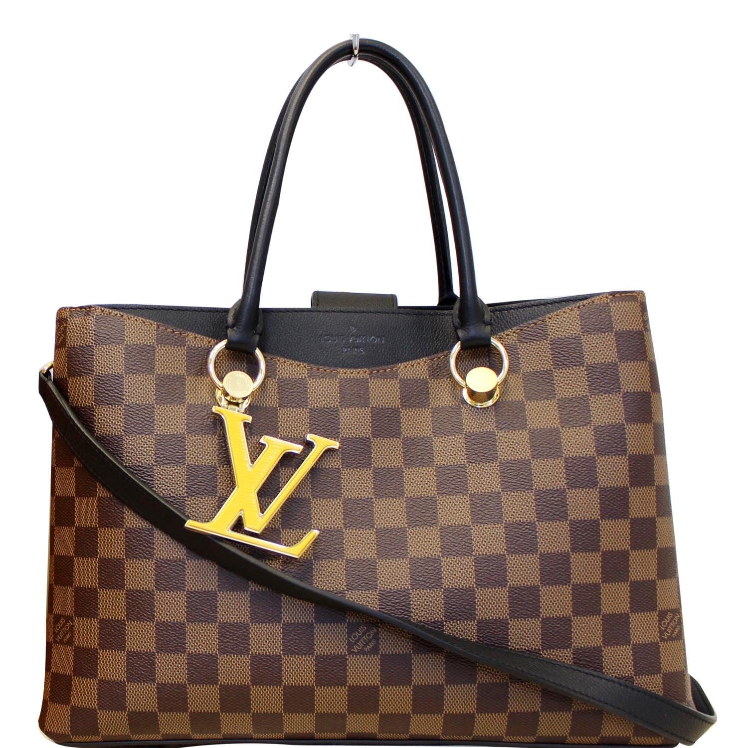 Louis Vuitton Damier Ebene Riverside Satchel Shoulder Bag - A World Of  Goods For You, LLC