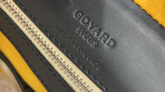 Goyard Black Goyardine Canvas and Leather Ambassade PM Briefcase Goyard