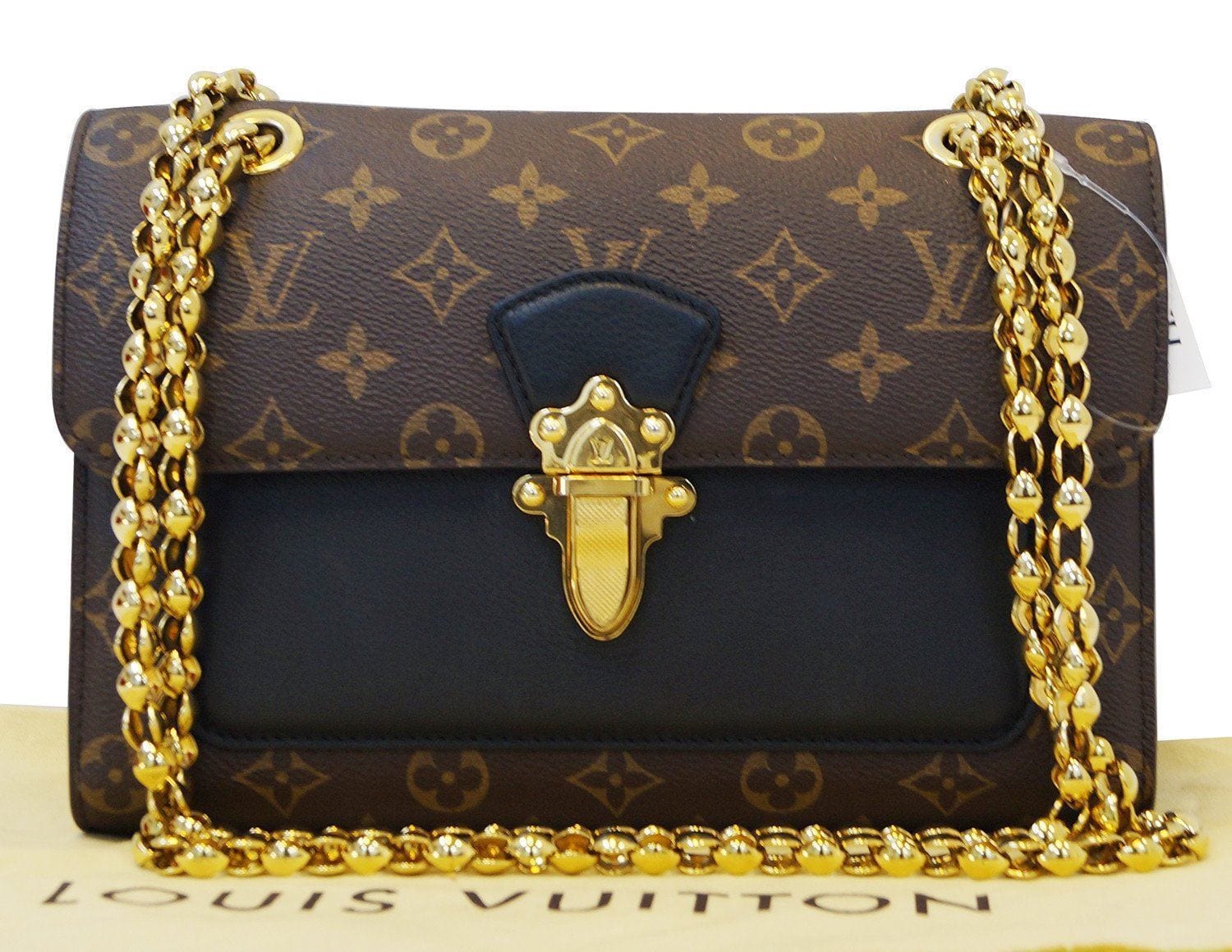 Louis Vuitton Monogram Victoire Shoulder Chain Bag 100% AUTHENTIC , MINT  Cond!