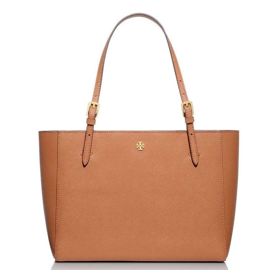 Tory Burch - Brown Large Textured Tote Bag – Current Boutique