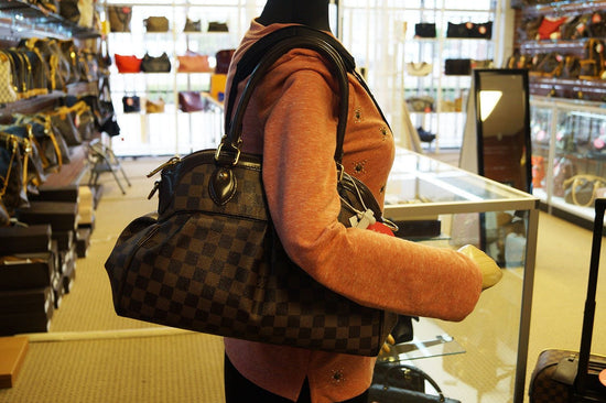 LOUIS VUITTON DAMIER EBENE TREVI BAG PM (2008) - CRTBLNCHSHP