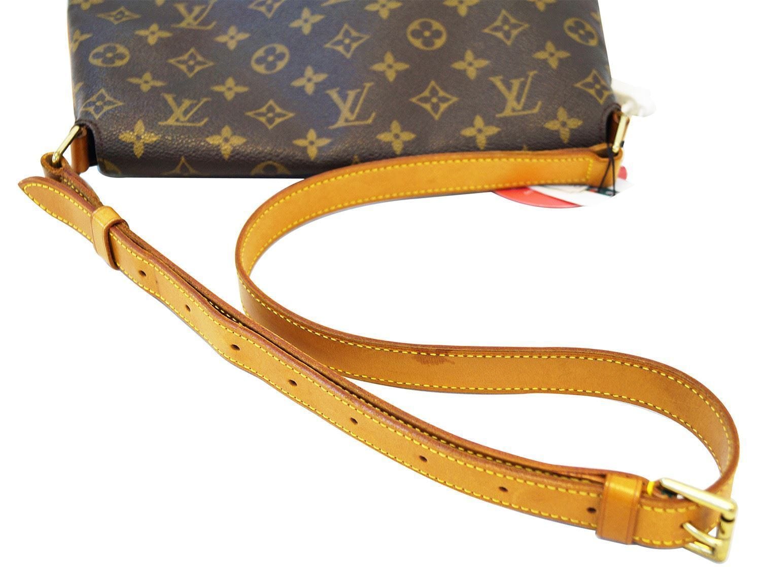 Authentic LOUIS VUITTON Musette Salsa GM Monogram Shoulder Bag E2930