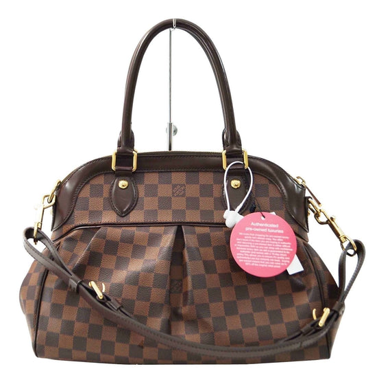 Louis Vuitton - Authenticated Trevi Handbag - Leather Brown for Women, Very Good Condition