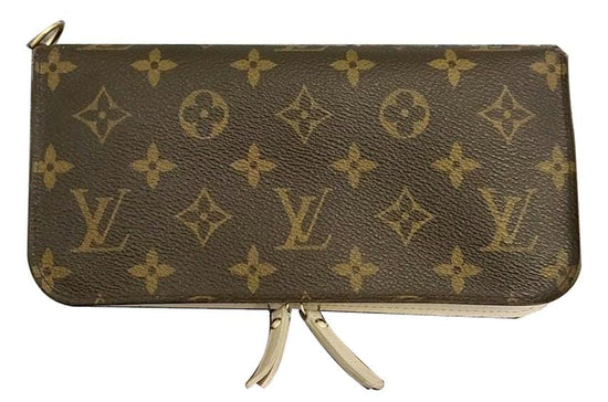 Louis Vuitton Wallet Insolite Monogram Green in Toile Canvas with