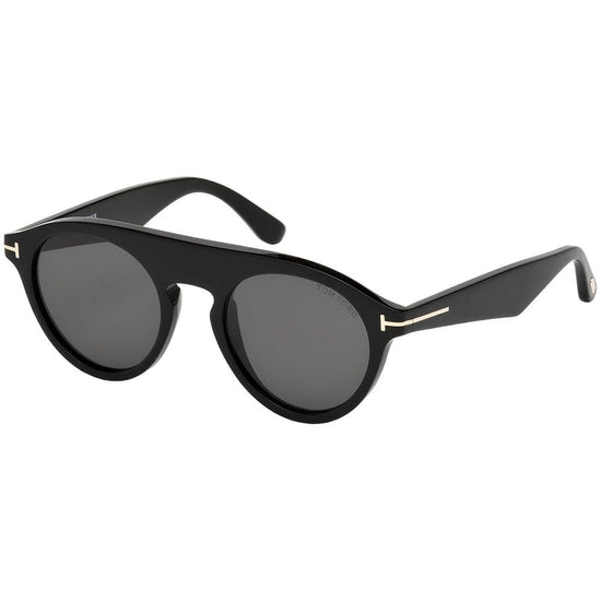 TOM FORD Christopher FT0633 01A 49 Round Unisex Sunglasses