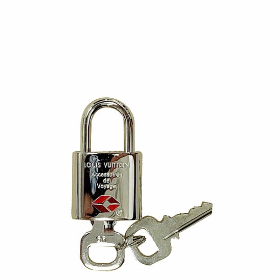 Louis Vuitton TSA De Voyage Padlock Silver 826lv80 – Bagriculture