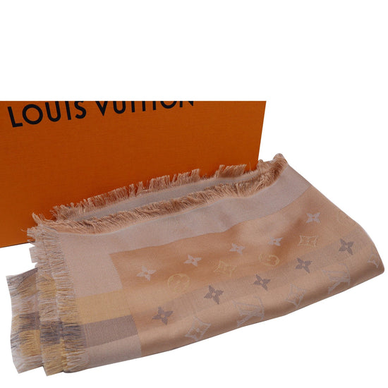 Louis Vuitton Silk Beige Shawls