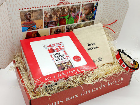 Love Is Project x This Saves Lives Collaboration Gift box