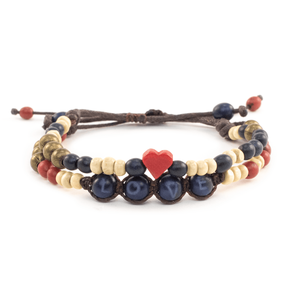 Wholesale Round Natural Wood Braided Bead Bracelet  Pandahallcom