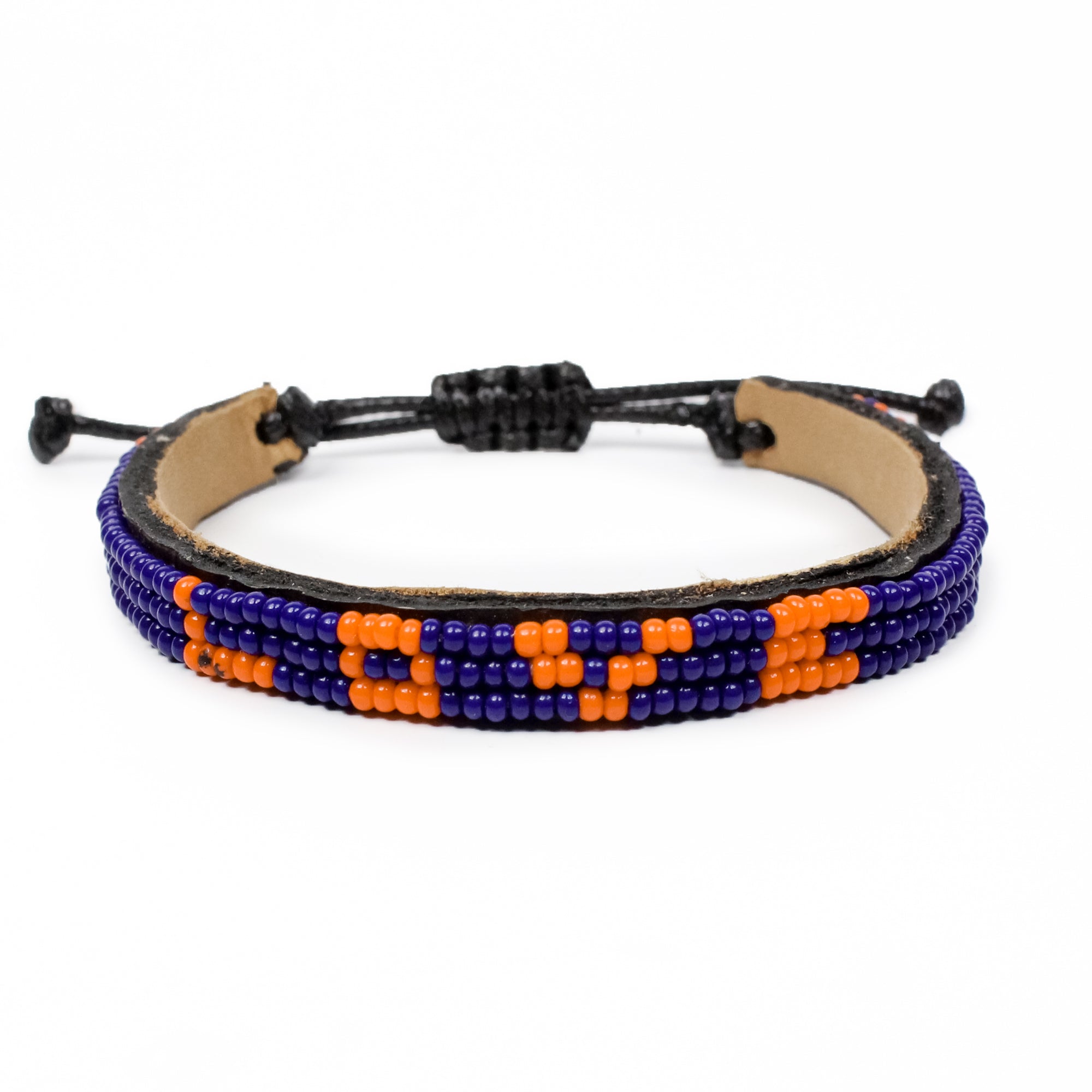 LOVE Bracelet - Navy and Orange