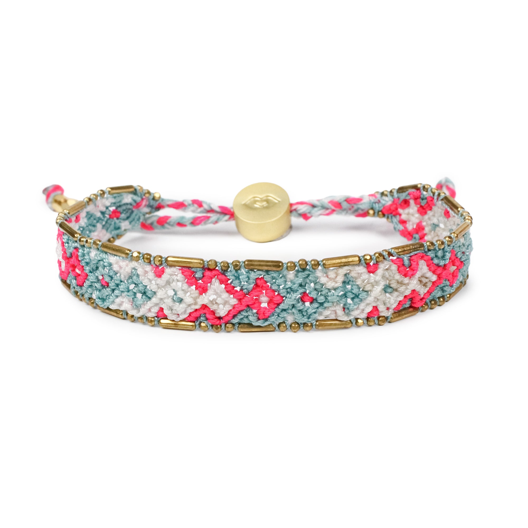 Bali Friendship Bracelet - Sherbet Lemon