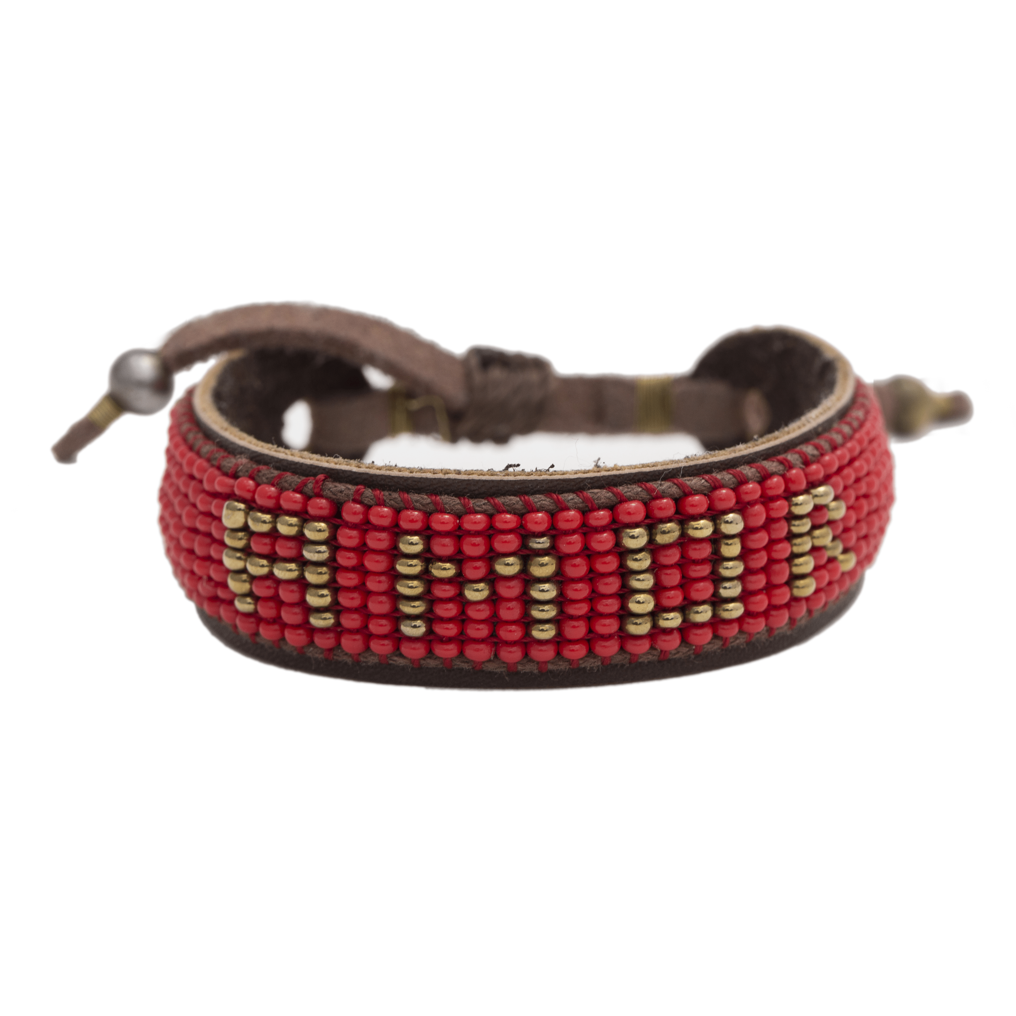 Tagua Friendship Bracelet Red